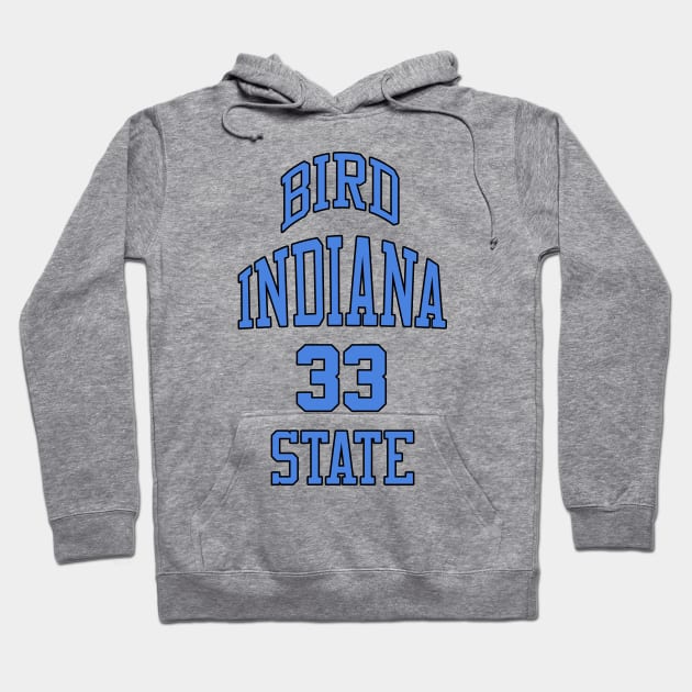 Larry Bird Indiana State 33 Hoodie by pickrollcom